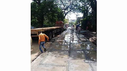 Vajreshwari roads are in bad condition