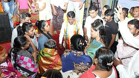 vidhan sabha 2019 bjp leader sunil kamble rally in pune cantonment area