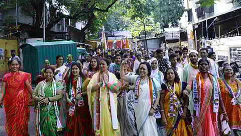 Vidhan Sabha 2019 congress candidate ashwini kadam rally Pune parvati constituency