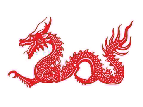 Chinese dragon attacks rural pottery business