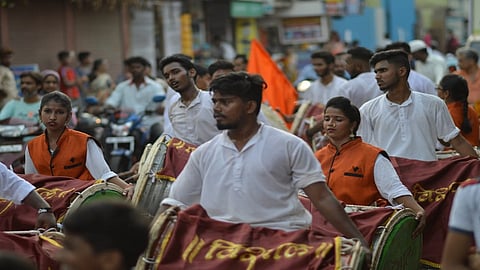ढोल ताशांचा गजर आणि गुलालाची मुक्त उधळण थांबली; पथकांना लाखोंचा फटका