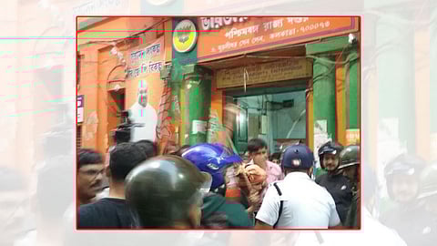 तृणमूलच्या विद्यार्थी शाखेचा भाजप कार्यालयावर हल्ला
