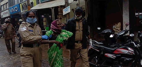 the rumor of a corona woman in belgum