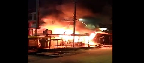 Fireworks center fires in Bhandara