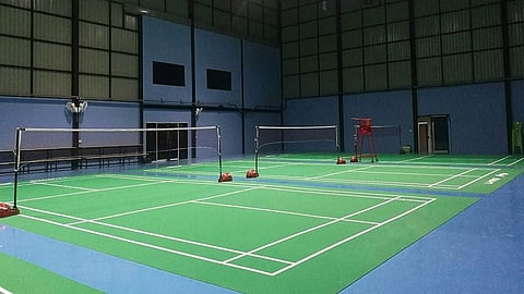 players of badminton comes in sangli for practice from delhi gujrat in sangli