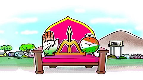 mahavikas aghadi and the election of gram panchayat article of ajit madyale in gadhhinglaj kolhapur