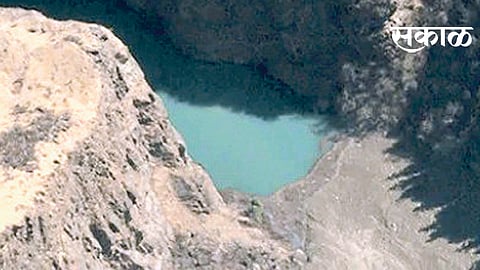 नदीचे पाणी अडल्याने सरोवराची निर्मिती;गाळामुळे अडला ऋषीगंगा नदीचा प्रवाह