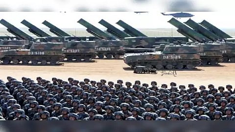 China, defense budget, India