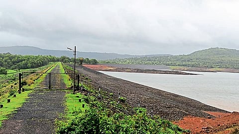 The Chitri Dam still has 54 Percent Water Kolhapur Marathi News