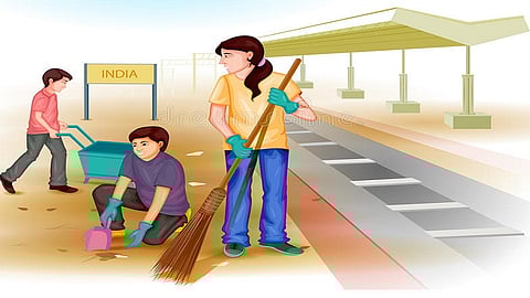 squad remains the group of people working for clean sangli as a social work