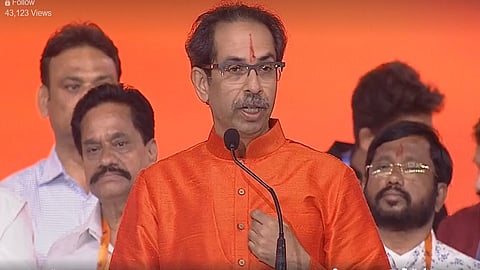 mumbai shiv sena melava cm uddhav thackeray speech we are saffron colour