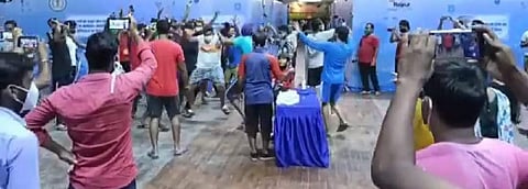 corona paitent dance images