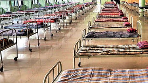 50 beds covid center start dudhali pavilion under the observation of commissioner kalshetty in kolhapur