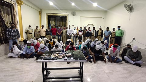 Police raid on Eagle in Resort in Kondhali