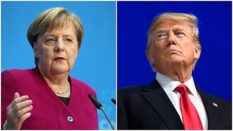 donald trump and angela.