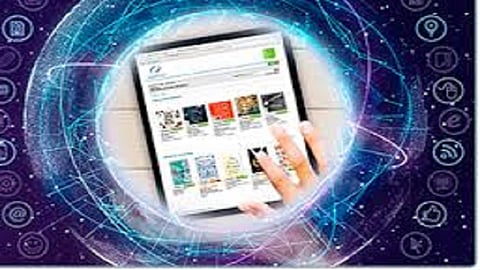 effect of the e-library One lakh books available in eight languages in belgaum