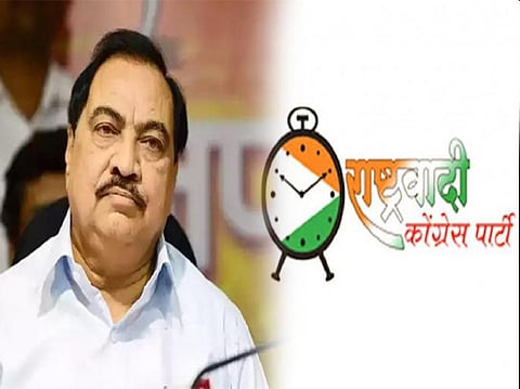 eknath khadse rashtrwadi entry