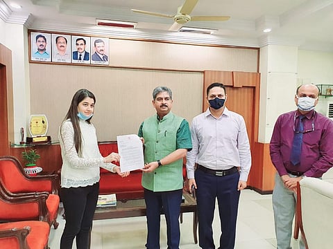 Easy Spit Pouch will be sold at the railway station