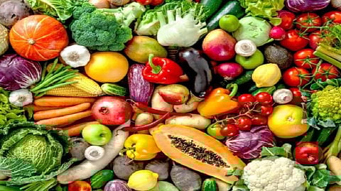 fruits and vegetables.