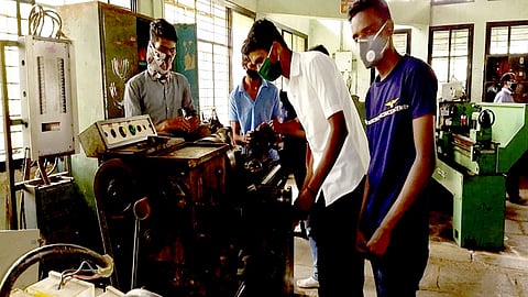 ITI's "lock" Opened Seven Months Later Kolhapur Marathi News