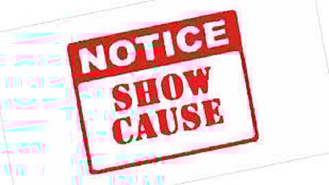 show cause notice