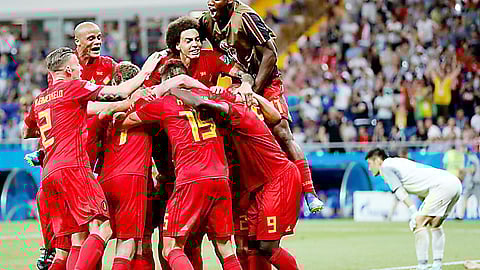 Beljium vs Japan Football world cup