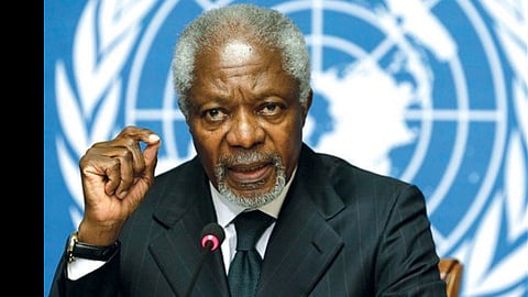 Kofi Annan former UN secretary general dies