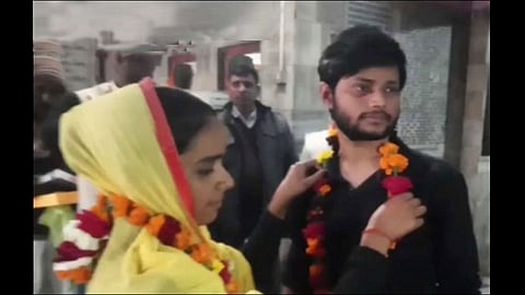 love couple marriage by up police in sitapur