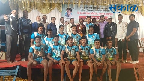 Bachani Team Winner In Mahagaon Kabaddi Competition Kolhapur Marathi News