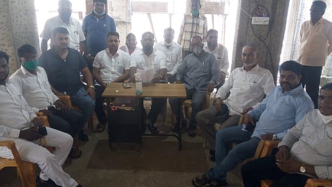 NCP protests against MP Sunil Tatkares infringement proposal in Mandangad