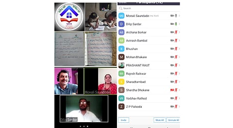 akola zp teachers offers online education at murtizapur