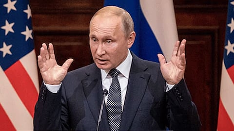 Putin says Trump can be my guest in Moscow White House welcomes