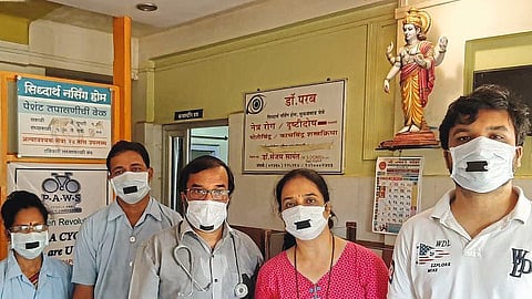 Why Doctors Working With Black Ribbons In Sindhudurg