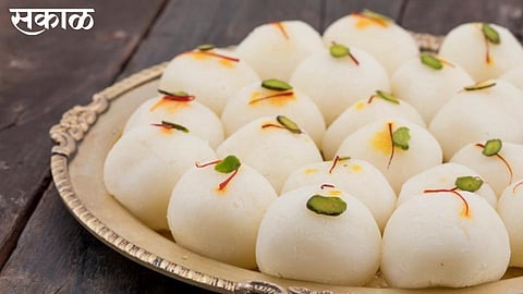 the recipe of rasgulla homemade within less time in kolhapur