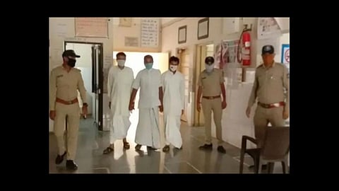 three sadhus arrested for raping woman in gujrat