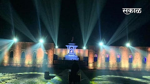 raigad lighting sambhajiraje
