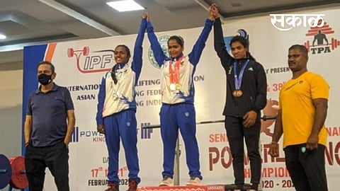 National Powerlifting Competition in Tamil Nadu Selection of Indian team for World Cup kajol gaurav sports news