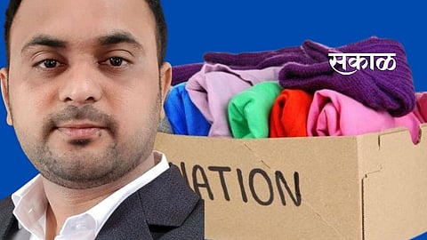 Sameer Kale set up a cloth bank on social media