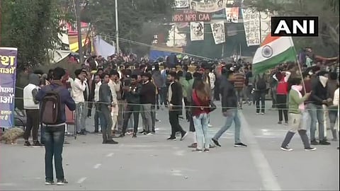 man fired two rounds bullets at shaheen bagh protest new delhi