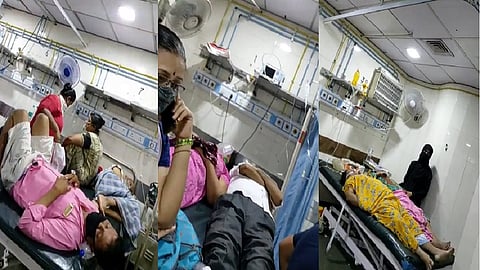 VIDEO : एकाच बेडवर झोपलेत दोन रुग्ण, मुख्यमंत्रीसाहेब 'हे' पाहतायत ना?