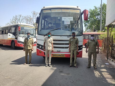 The student trapped at Kota were brought to Kolhapur by ST