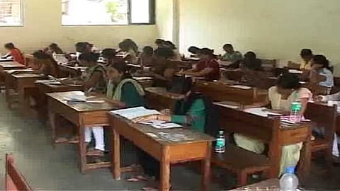 the college start from today in belgaum but corona test compulsory for students and also teachers