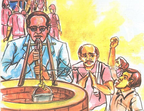 ....तेव्हाच अस्पृश्यांनी घेतला पाण्याचा घोट !