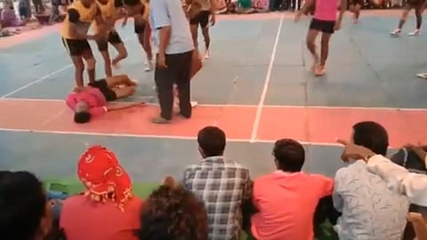 Player dies of heart attack on kabaddi ground in chhattisgarh
