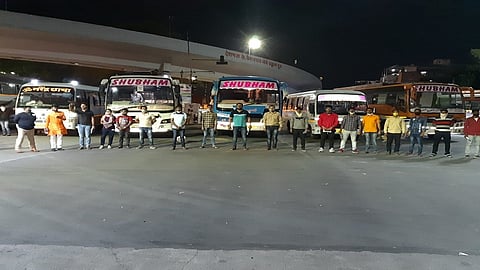 when we will go home asked angry students who stuck in Pune.jpg