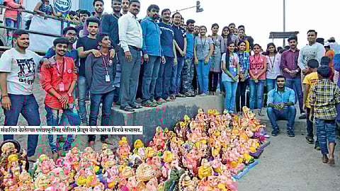 विसर्जनासाठी ‘यिन’चे हात सरसावले