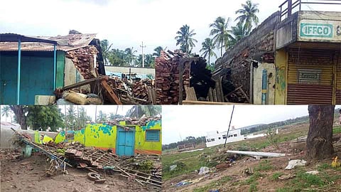 साैंदत्ती, रामदुर्ग या दुष्काळी पट्ट्यात पुरामुळे मोठी पडझड