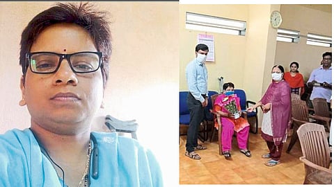 Handicap Usha Parab Gets Honor Of Excellent Talathi