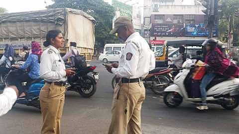 Biker paid a fine of Rs 42300 in Pune