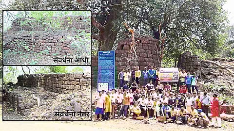 साटवलीतील शिवकालीन गढीचे संवर्धन